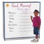 Rainbow Accents 5 Section Coat Locker with Step - Purple