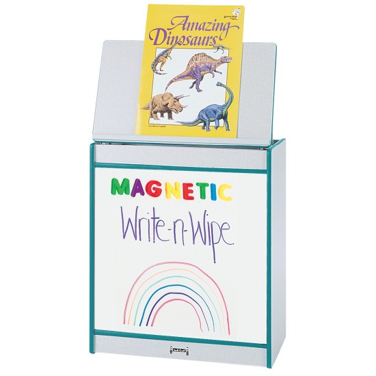 Rainbow Accents Big Book Easel - Magnetic Write-n-Wipe - Teal