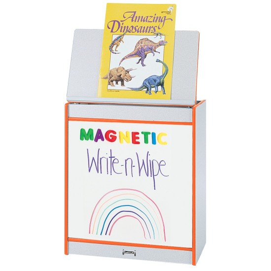 Rainbow Accents Big Book Easel - Magnetic Write-n-Wipe - Orange