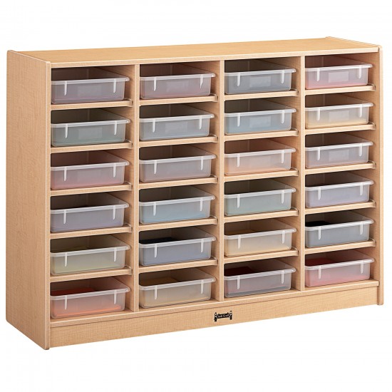 Jonti-Craft 24 Paper-Tray Mobile Storage - without Paper-Trays