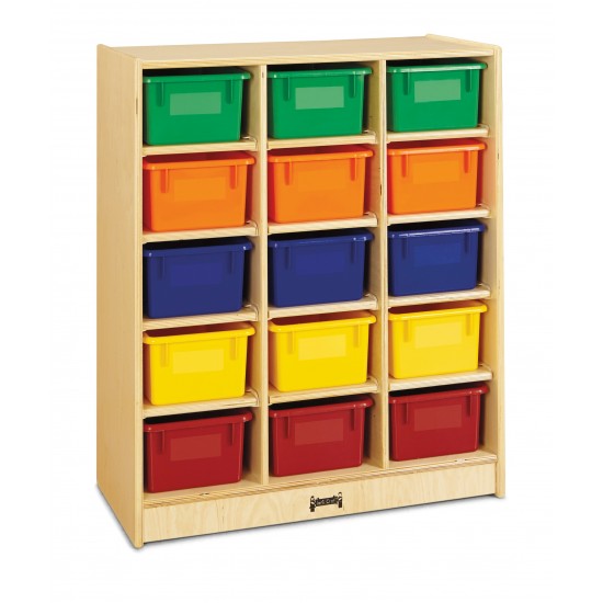 Jonti-Craft 15 Cubbie-Tray Mobile Unit – without Trays