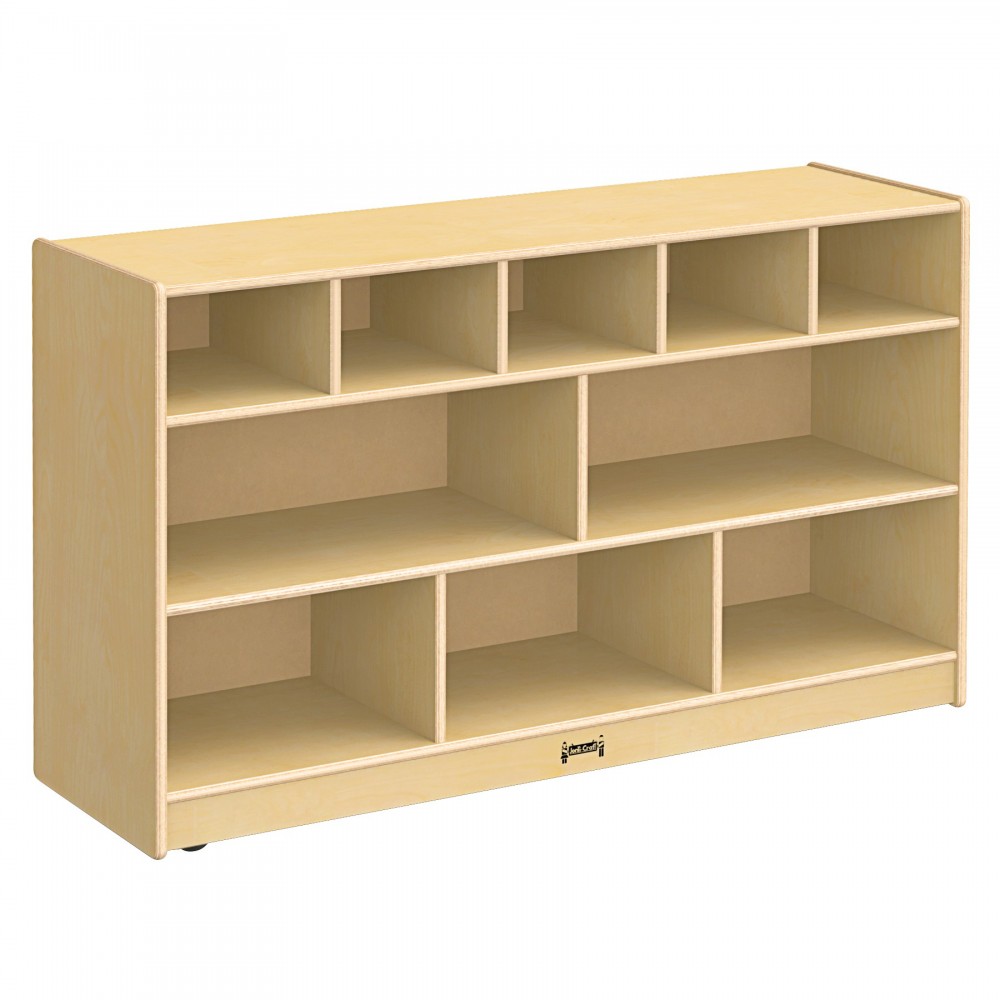 Jonti-Craft Low Combo Mobile Storage Unit - without Bins