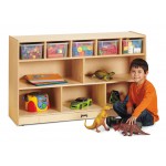 Jonti-Craft Low Combo Mobile Storage Unit - without Bins