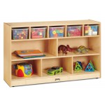 Jonti-Craft Low Combo Mobile Storage Unit - without Bins