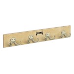 Jonti-Craft Wall Mount Coat Rail - 4 Hooks