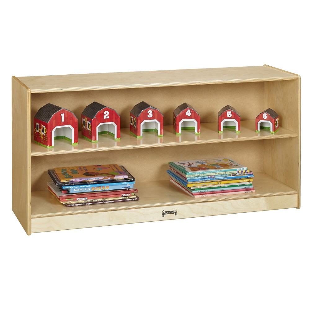 Jonti-Craft Toddler Adjustable Mobile Straight-Shelf