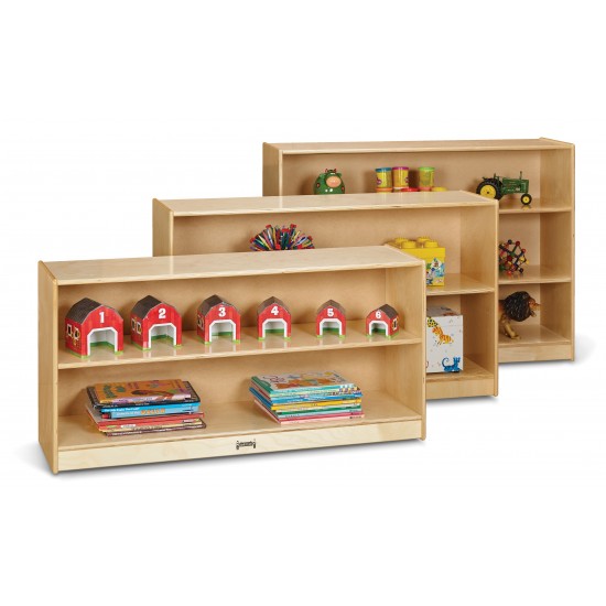 Jonti-Craft Toddler Adjustable Mobile Straight-Shelf