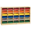Jonti-Craft 30 Paper-Tray Mobile Storage - with Colored Paper-Trays