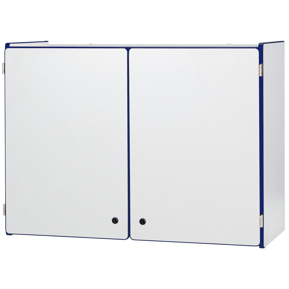 Rainbow Accents Lockable Wall Cabinet - Blue