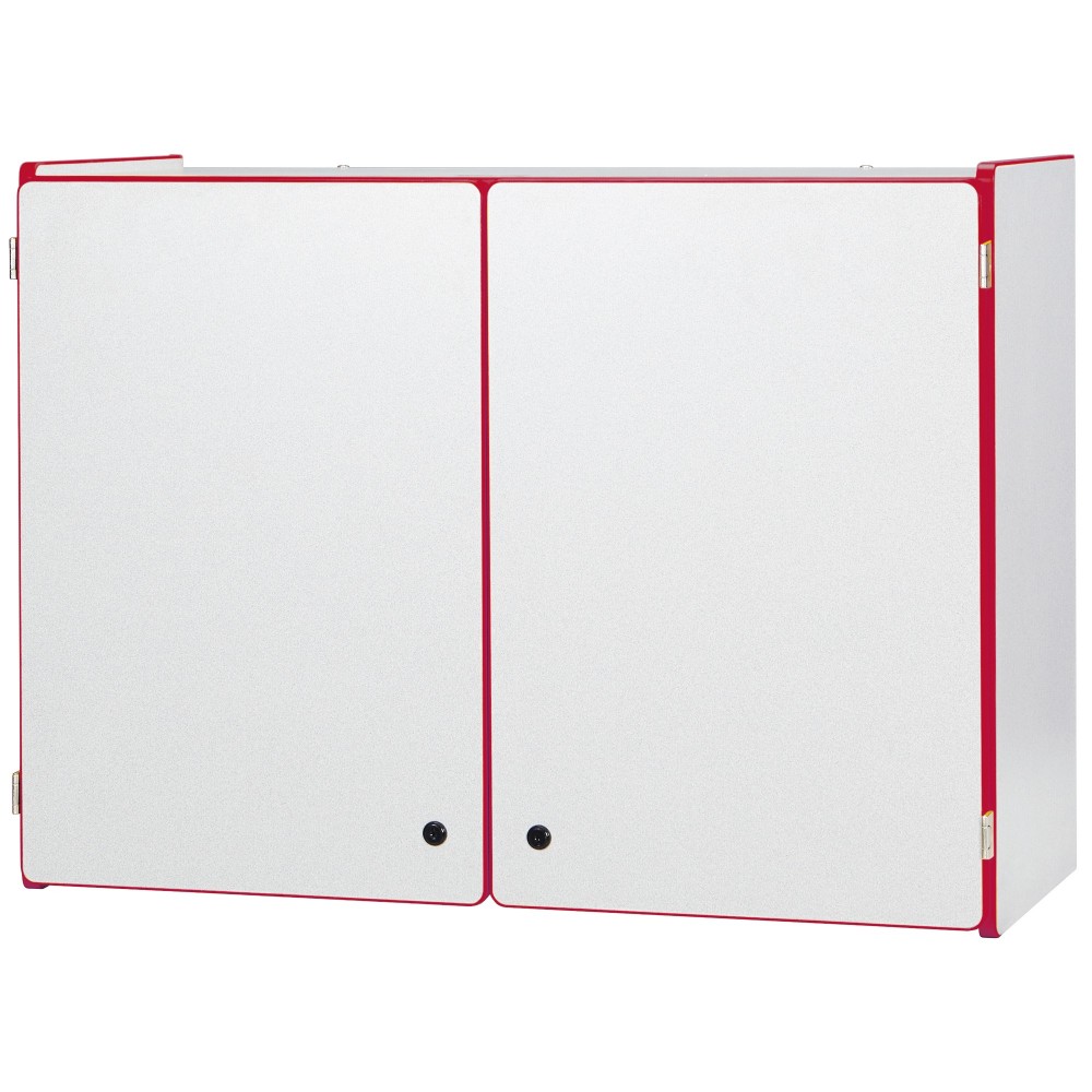 Rainbow Accents Lockable Wall Cabinet - Red Rainbow Accents Lockable Wall Cabinet - Red