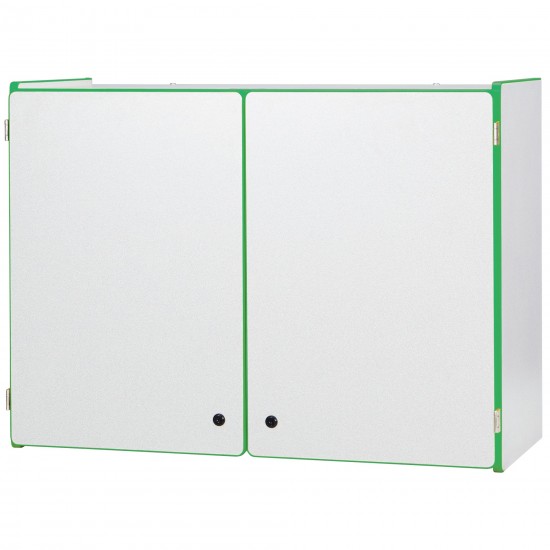 Rainbow Accents Lockable Wall Cabinet - Green