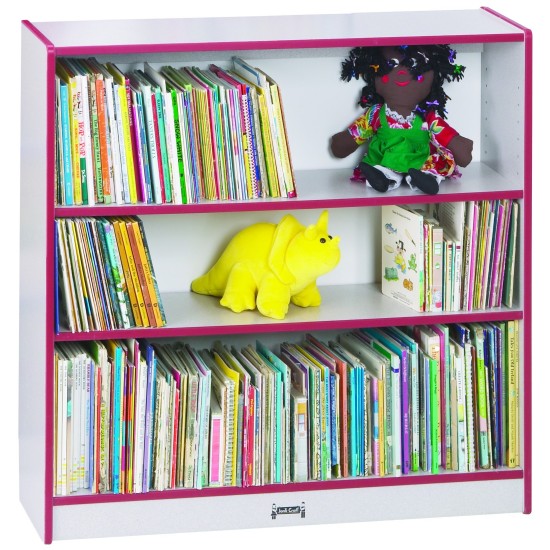 Rainbow Accents Short Bookcase - Red - RTA