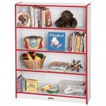 Rainbow Accents Tall Bookcase - Red - RTA