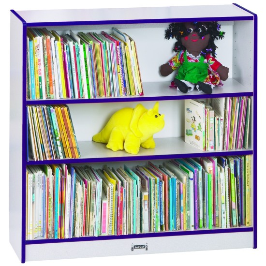 Rainbow Accents Short Bookcase - Purple