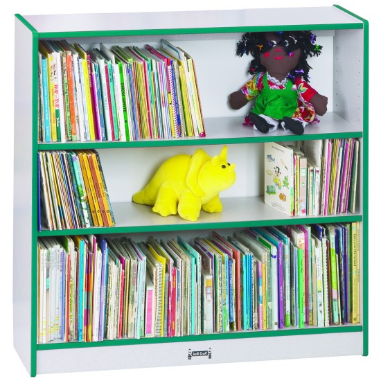 Rainbow Accents Short Bookcase - Teal