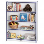 Rainbow Accents Tall Bookcase - Blue