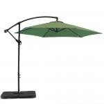 Aiden Outdoor Standing Umbrella, Polyester fabric in Green