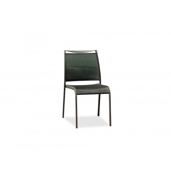 Aloha Indoor/Outdoor Dining chair Grey Aluminium frame