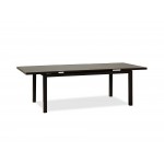 Alum indoor / Outdoor Extendable Dining Table Grey Aluminium