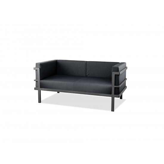 Angelina Indoor/Outdoor Living Collection, Black Aluminum Base