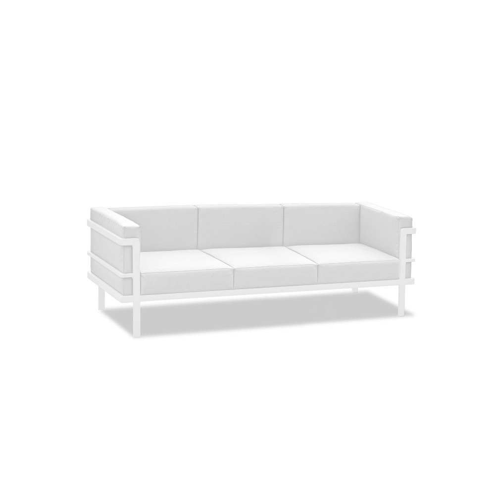 Angelina Indoor/Outdoor Living Collection, White Aluminum Base