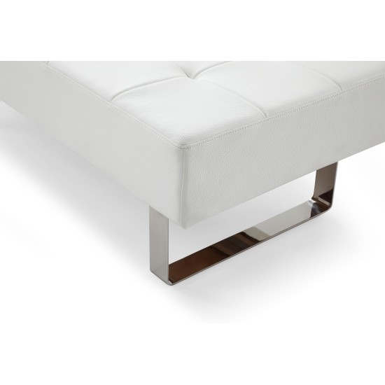 Angelina outdoor / indoor coffee table, White Aluminium frame