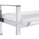 Anna Bed King, high gloss white