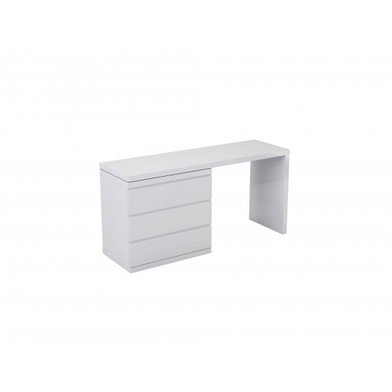 Anna/Eddy Single and Double Dresser Extension High Gloss White