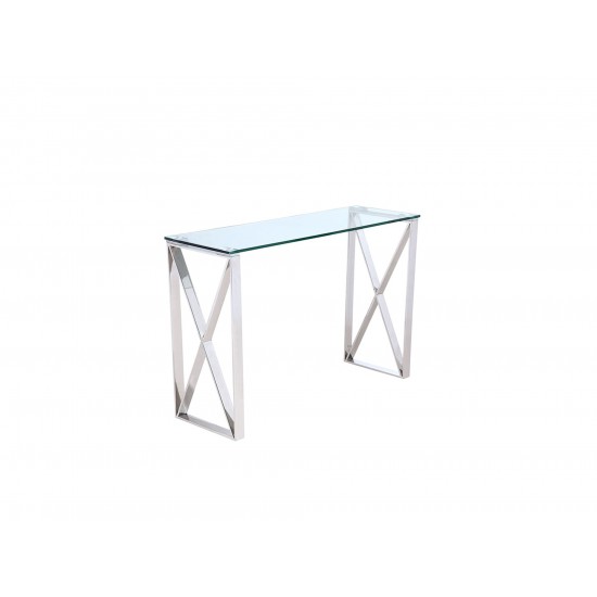 Brooke Console, clear glass