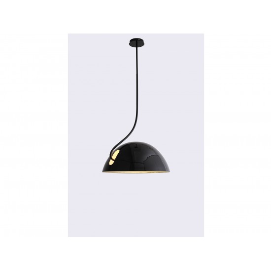 Bryce Pendant Lamp Black Aluminum