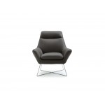 Daiana Chair dark gray leather