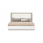 Daisy Bed King, High gloss white