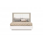 Daisy Bed Queen, High gloss white