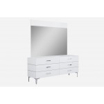 Diva Dresser Double high gloss white