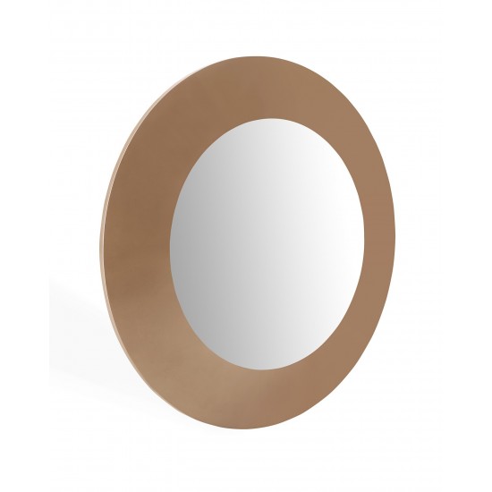 Emily Mirror high gloss gold lacquer