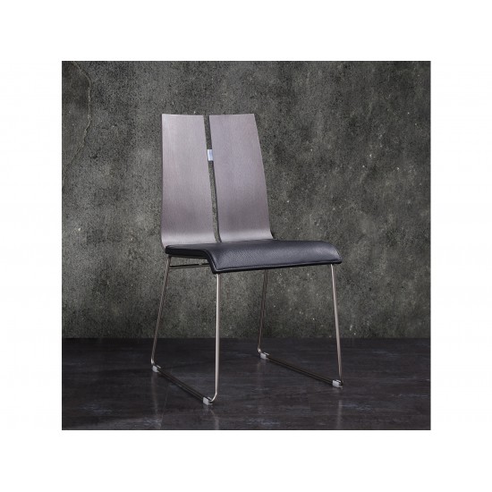 Ethan Bench Light Grey Faux Leather