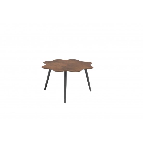 Flora Large Side Table, Flower Shape Top