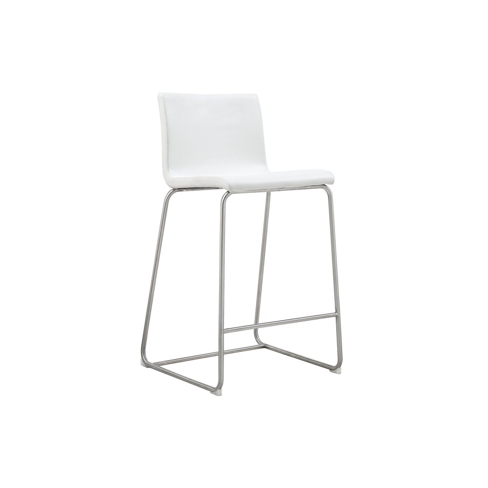 Hayden Counter stool White fixed seat height 26'' Hayden Counter stool White fixed seat height 26''