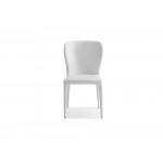 Hazel Dining Chair white faux leather