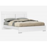 Kimberly Bed King, High Gloss White