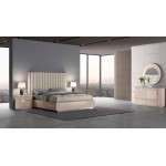 Kimberly Bed King, High Gloss White