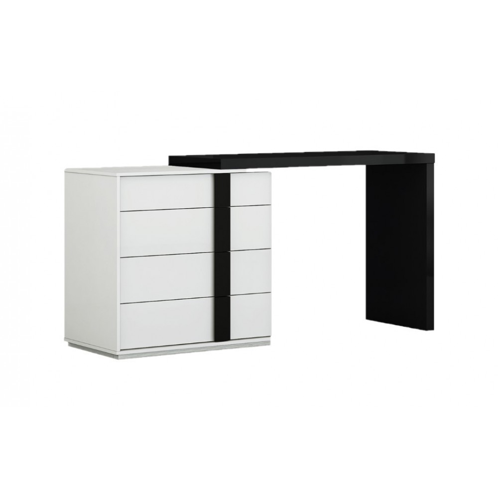 Kimberly Single and Double Dresser Extension High Gloss Black Kimberly Single and Double Dresser Extension High Gloss Black