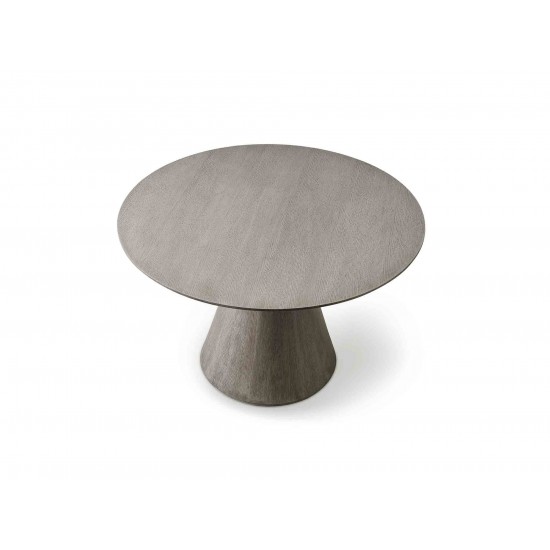 Kira Round Dining Table, Walnut veneer