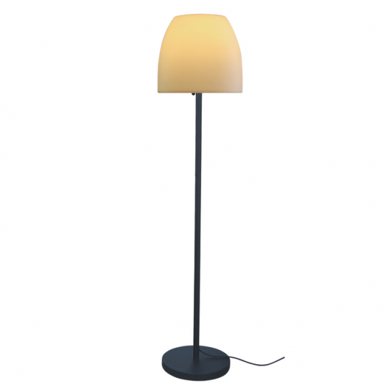Leah PE metal floor lamp round shape