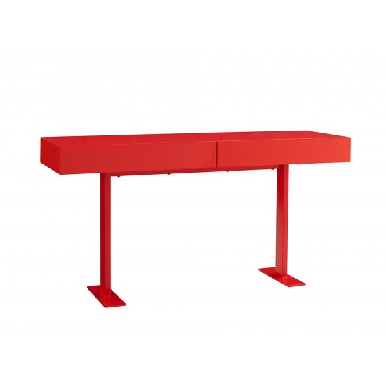 Liam Console, High Gloss Red