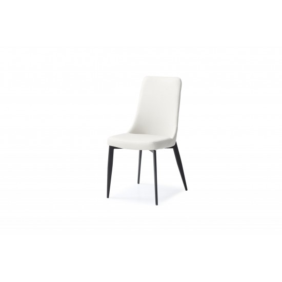 Luca Dining Chair White faux leather