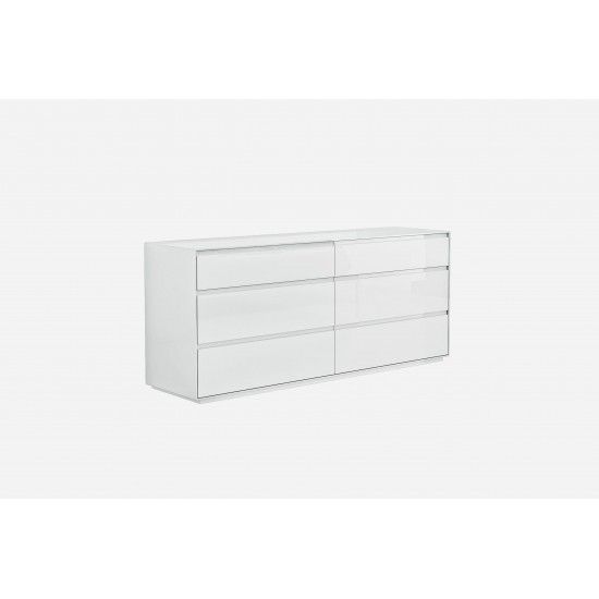 Malibu Dresser high gloss white