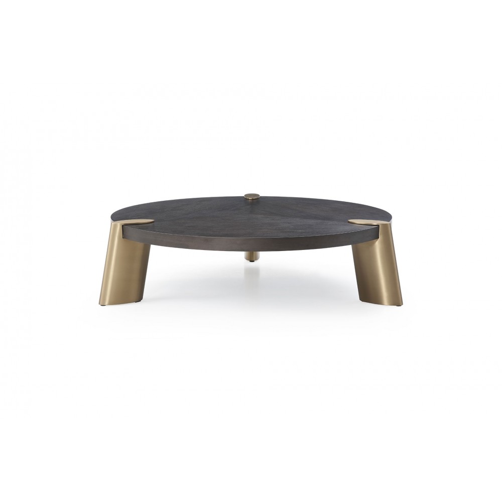 Mimeo round Coffee Table, Wengee veneer top Mimeo round Coffee Table, Wengee veneer top