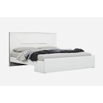 Navi Bed Queen, high gloss white