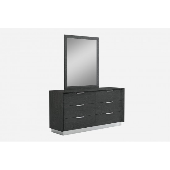 Navi Dresser Double high gloss Grey